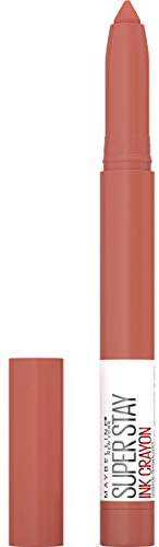 Maybelline SuperStay Ink Crayon Matte Longwear Lipstick mit integriertem Anspitzer, hohe Reichweite, 10 g