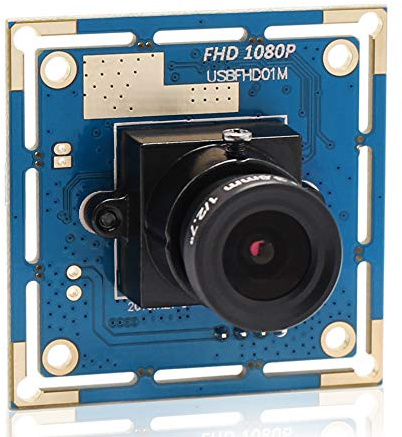 Cámara web 1080P VGA de alta velocidad 100 fps Webcam 2 megapíxeles USB con cámara con sensor CMOS OV2710 módulo de cámara industrial de 3.6 mm para PC, ATM, teléfono móvil, quiosco (lente de 3.6 mm)