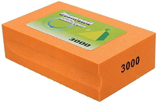 TOP-VIGOR 3000 Grit Diamond Hand Pad, Hand-Held Sanding Block for Grinding,polishing,Sharp Edges, 1Pc