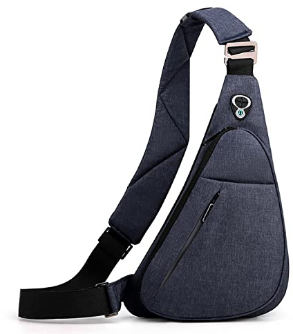 Sling Bag Small Waterproof Shoulder Backpack For Travel Hiking Anti-Thief Crossbody Chest Daypack Personal Pocket Bag