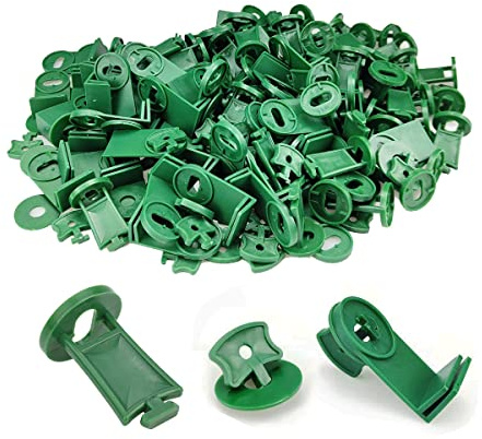 Otzoan Greenhouse Twist Clips Plastic Greenhouse Fixing Clips Washers | Extender Corner Clips for Aluminium Greenhouse Bubble Wrap Insulation Netting Shading