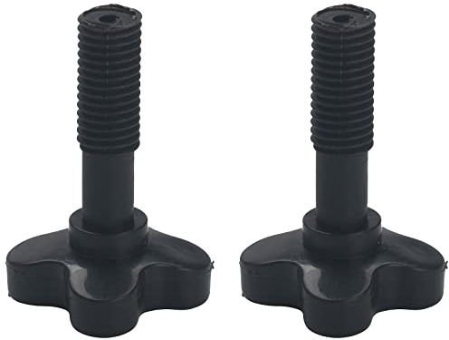 2pcs Canopy Fixing Screws Bolt Replacement for Garden Swing Chair Plastic Black