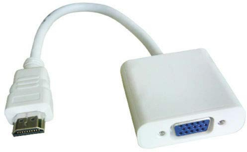 Mr. Gadget's Solutions Cable convertidor HDMI a VGA 1080 P adaptador HDMI macho a VGA hembra convertidor de vídeo cable adaptador para PC DVD HDTV TV
