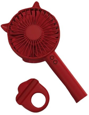 JEAMIS Ventilateur de Poche USB Poche Petit Ventilateur Mini Charge Portable étudiant dortoir Bureau Petit-Rouge Vif