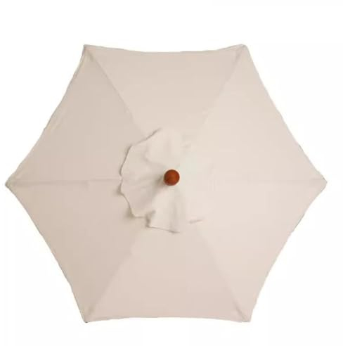 CCKUHN Baldacchino per ombrellone di Ricambio, Ombrello in Tessuto Resistente all'Acqua Ombrello di Ricambio per Il Mercato più Alto Baldacchino per ombrellone da Esterno con 6 Stecche 2/