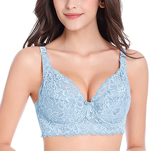 Bralette Comfit Nahtlose Bustier - Natürliche Eleganz Buttrig Glatter Bustier Ohne Bügel Sexy V-Ausschnitt BH Weicher Atmungsaktiver Bra Softschalen Bustier Damen Minimizer BHS