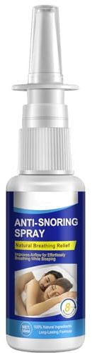 Anti Ronquido Spray Nasal,Aerosol Antirronquidos,Spray Antironquidos Seco,Spray de Alivio Ronquidos Eficaz y Portátil,Spray para Detener los Ronquidos,Spray Nasal Anti Ronquidos,30ml