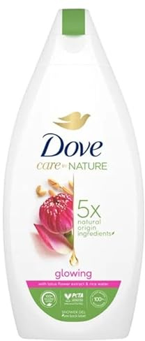 6er Pack - DOVE Duschgel Glowing - mit Lotus Flower & Rice Water - 400ml