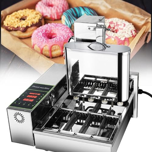 Macchina automatica per ciambelle a 4 file, spessore regolabile, friggitrice digitale per ciambelle, macchina per ciambelle commerciale per hotel, negozi di dolciumi,220V