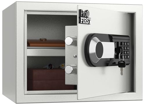 Profirst Möbeltresor Guardian 3 Elektronikschloss Notöffnung Stahl herausnehmbarer Fachboden Filzunterlage inkl. Befestigungsmaterial