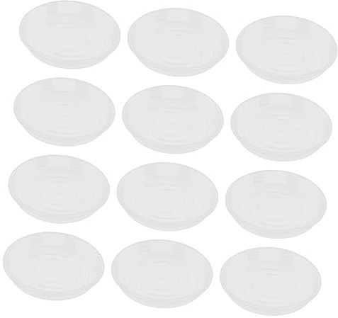 TOYANDONA 12pièces sous-Plats pour Pots De Fleurs Plateaux De Jardinage Simples Bases pour Plantes Pot Empêchant Le Glissement