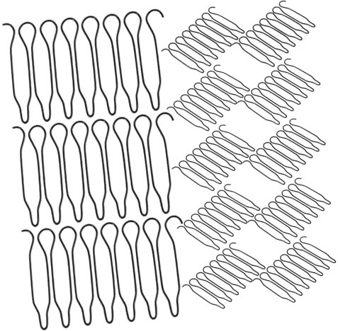 PLAFOPE 40 Piezas Peine Invisible para Fijar Cabello con Forma U Clips Ondulados para Estilizar Flequillo y Sujetar Mechones Herramienta y Resistente para Mujeres y Niñas