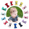 Winzige Baby-Haarspangen, Schleifen, Haarspangen, Ripsband für Babys, Mädchen, Neugeborene, Kleinkinder (15 Stück)