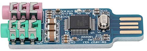 Bare Plate Cm108 Chip Praktisch Kein Laufwerk Programm USB-Audiokarte, externe Soundkarte, für Aktivlautsprecher-Kopfhörer
