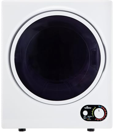 Willow WTD25 2.5kg Freestanding Vented Tumble Dryer Compact and Portable, 3 Temperature Settings, Crease Guard, and 2 Years Warranty for peace of mind (White)