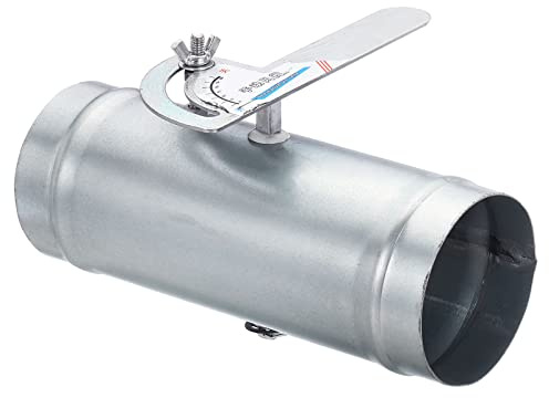 PATIKIL 3 HVAC Duct Manual Volume Damper, Metal Adjustment Airflow Ducting Backdraft Damper Control for Air Ventilation System