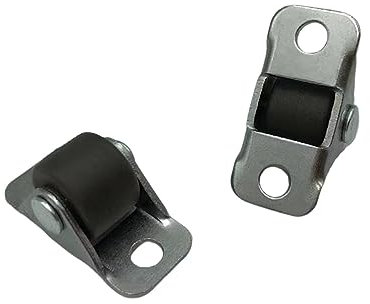 Gralara 4-teiliges Möbel-Linearrad, richtungsfeste kleine Lenkrolle, kleines Mehrzweck-Gummirollen-Set, für Einkaufswagen, Regale, Werkbank