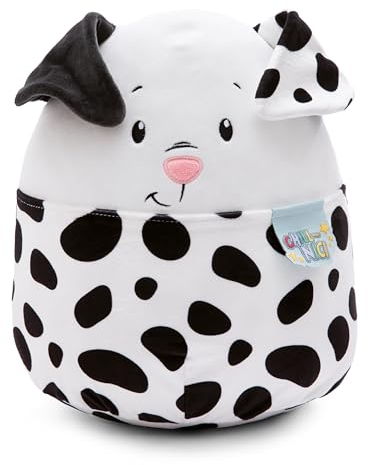 NICI Kuscheltier Chill-NICI Dalmatiner 30cm I Flauschiger Plüschtier Dalmatiner mit Hängeohren für Mädchen, Jungen & Babys I Knuddeliges Stofftier – 49887