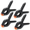 4 Pcs Spring Clamps, 4 in Plastic Heavy Duty Spring Clips for Crafts, Mini Clamps for Woodworking and Backdrop Clips Clamps for Photography for Backdrop Stand Photography Home