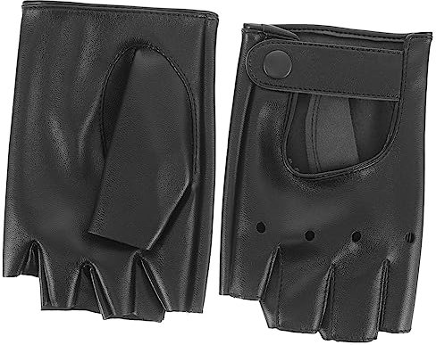 Milisten Outdoor Fahrradhandschuhe Für Erwachsene Bequeme Reithandschuhe Mit Rutschfestem Handflächenpolster Stoßfeste Angelhandschuhe Aus Kunstleder Und Metall Uv-schutzhandschuhe Für Fahr