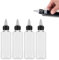 4 Stück 100ml Squeeze Flasche,Dosierflasche,Quetschflasche,Saucenflasche,Spenderflasche,Squeeze Flaschen Ölflasche,Squeeze Ölspender Flaschen,Öl Behälter für flüssige Würzmittel.