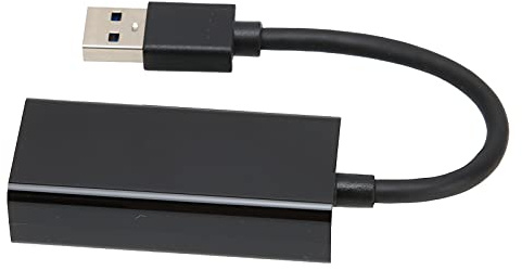 Denash Tarjeta de Red de Cable de Señal Estable USB 3.0 LAN para Interruptor, LAN USB de Alta Velocidad para Interruptor//Wiiu, Adaptador de Portátil, Material de PVC
