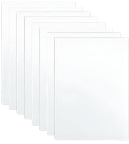 LACHT 8 fogli di pellicola Mylar A4, in plastica trasparente, per fai da te, taglio di stencil, 0,3 mm-30,5 x 30,5 cm, serigrafia, aerografo, Window Color, stencil fai da te