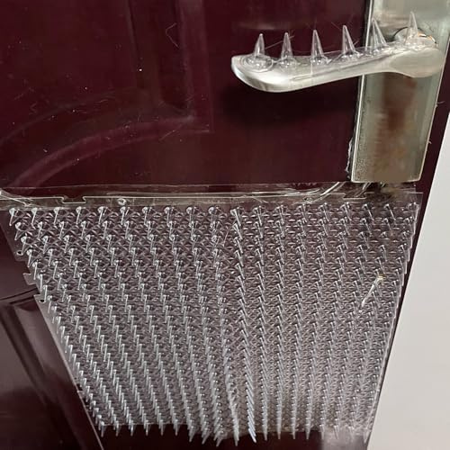 Katzenabwehr Matte Katzenkotmatte (34 × 43 Cm) für Türmöbel, Zuschneidbare Katzenabwehrmatte aus Kunststoff für Sofa, Fensterbank Und Stuhl, Biegsame Katzenabwehrmatte für Haustiere(6 pcs)