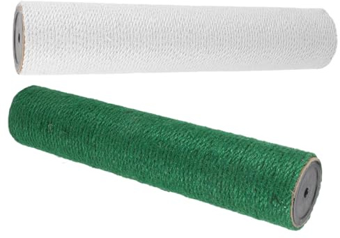 Alasum 2 Piezas Poste Rascador Gato Recambio Cuerda Yute Resistente Altura Accesorio para Arañador DIY Gatos
