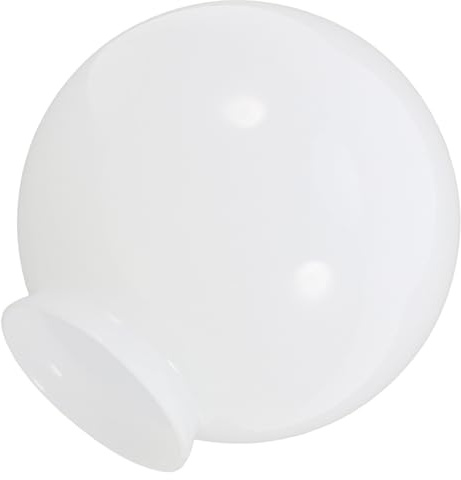 MAGICLULU Abat-jour en Verre Laiteux Sphérique 150 Mm pour Ventilateur de Plafond, Globe Lumineux de Rechange pour Lampe, Plafonnier et Applique Murale, Diffuseur de Lumière Douce, Cache