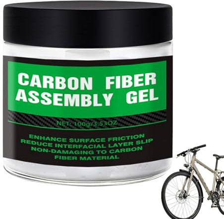 Bajbumgn Fahrrad Carbon Montagepaste | Reibungsreduzierendes Fahrradfett,Griffgel für Fahrräder | Mountainbike Rennrad Trekking Herren Damen