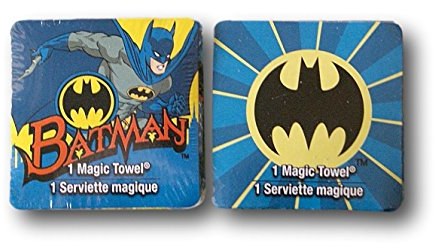 DC Comics Batman Magic Towel Washcloth Bundle - 2 Count