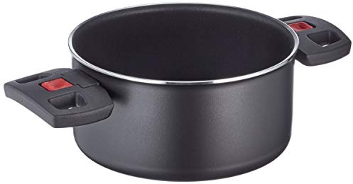Ballarini Click&Cook Casseruola, Composto, Nero, 16 cm
