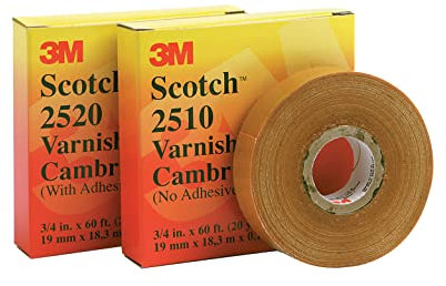Scotch Cinta aislante aislante 2520, 3/4 x 36 yardas, 3/4 de ancho, 3/4 de longitud de 36 pies (2520-3/4X36YD-K)