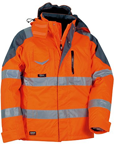 Cofra Rescue - Giacca di sicurezza, colore: Arancio fluo, 40-00V01701-56