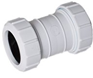 Bulk Hardware BH02913 Raccordo Dritto a Compressione per Scarico