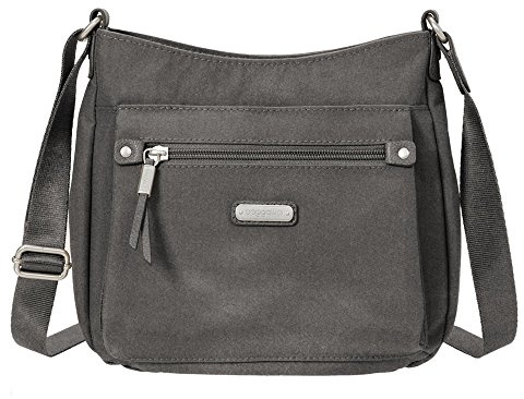 Uptown Bagg - 9.5x8.25“ RFID Crossbody Purse, Lightweight Water-Repellent Nylon Travel Bag for Women
