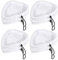 Anyasen Panni per scopa a vapore ricambi scopa a vapore 8 pezzi Universale in microfibra triangolare lavabile pulizia compatibile Pad Cover ricambio per pulitore a Vapore