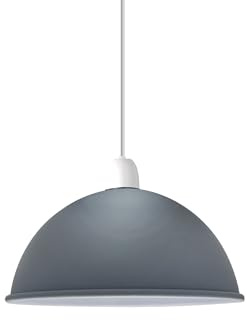 LEDSone Industrielle Deckenleuchtenschirme, 30 cm, einfach anzubringen, Retro-Metall-Kuppel-Pendelleuchten-Lampenschirm für Schlafzimmer, Küche