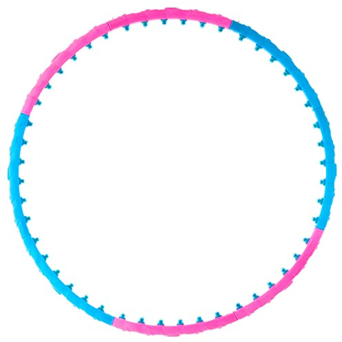 MAXXIVA Hula Hoop Reifen Erwachsene Fitness 80 Magnete 1,5 kg Home-Training Yoga Pilates Reha Sport Workout Massage