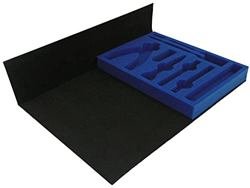 KR Multicase Tray for 2x Clippers, 4x Craft Knife/Scalpel handles, 6x Brushes, 1x Pin Drill with space for spare blades, drill bits, files and accessories.