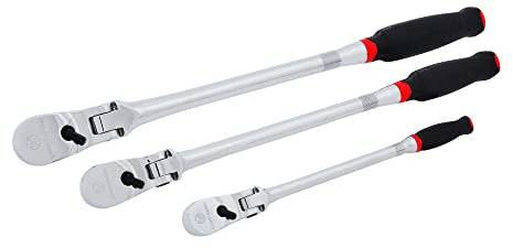 CRAFTSMAN V-SERIES Ratschensatz, flexibler Kopf, Komfortgriff, 3-teilig (CMMT86506V)