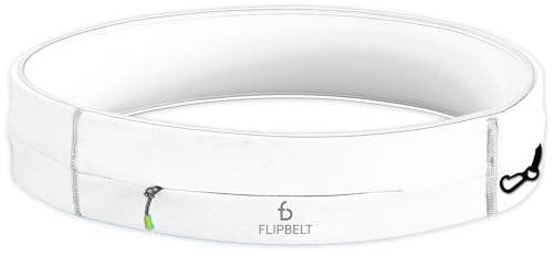 FlipBelt Zipper - Laufgürtel für Handy & kleines Zubehör - Sport-Bauchtasche für Damen und Herren