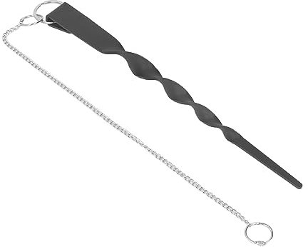 Spiral Rain Anchor Chain 12in, Stainless Steel Rainproof for Garden Gutter