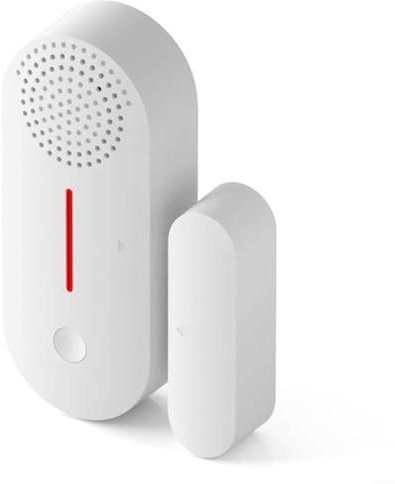 Drahtloser Türalarm-Sensor, Smart WiFi Alarm mit Kostenloser Benachrichtigung für Tuya APP Fernbedienung Home Security