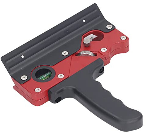 Eckhobel aus Holz, Aluminiumlegierung, Glatte Oberfläche, Gute Effizienz, Fasenhobel, Einstellbare Schnitttiefe für die Holzbearbeitung (Rot)