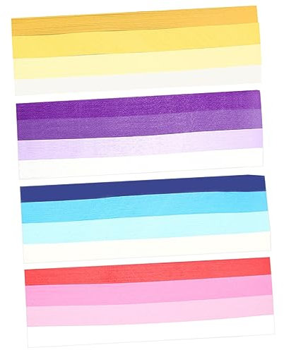 SEWOART 2160 Stück Origami-Stern buntes Origami-Papier Sternpapierstreifen kinder bastelset basteln für kinder buntes Papier Laterne Sterne Origami-Papier Stern-Origami-Papier