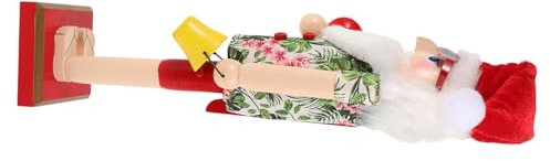 Ciieeo Casse-Noisette Père Noël Bois Figurine de Noël Décoration de Sapin Ornement de Fête Collection de Soldats Décoratifs Accessoires pour Fête Thème du Casse-Noisette