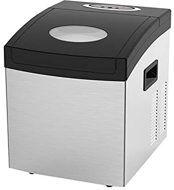 FDTMGW Ice Making Machine Commercial Milk Tea Coffee Bar Shop Fully Automatic Small Square Shape Ice Cube Ice Maker Machine