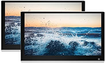 Reposacabezas del coche, Monitor for reposacabezas de 13,3 pulgadas, pantalla táctil IPS, entretenimiento for el asiento trasero del coche, reproductor de vídeo 4K for vehículos, pantalla con espejo,